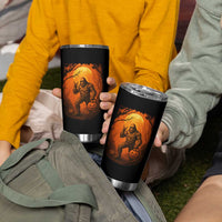 Funny Halloween Bigfoot Scary Spooky Cryptid Sasquatch Tumbler Cup - Wonder Print Shop