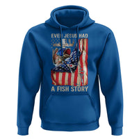Funny Even Jesus Had A Fish Story Hoodie Fisherman Christian Fishing - Wonder Print Shop