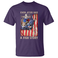 Funny Even Jesus Had A Fish Story T Shirt Fisherman Christian Fishing - Wonder Print Shop