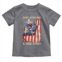 Funny Even Jesus Had A Fish Story Toddler T Shirt Fisherman Christian Fishing - Wonder Print Shop