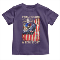 Funny Even Jesus Had A Fish Story Toddler T Shirt Fisherman Christian Fishing - Wonder Print Shop