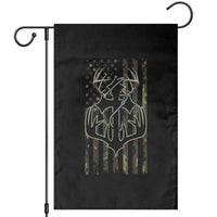 Faith Fishing Hunting Camo US Flag Cross With Hook Christian Garden Flag - Wonder Print Shop