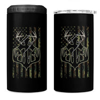 Faith Fishing Hunting Camo US Flag Cross With Hook Christian 4 in 1 Can Cooler Tumbler - Wonder Print Shop