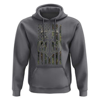 Faith Fishing Hunting Camo US Flag Cross With Hook Christian Hoodie - Wonder Print Shop