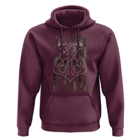 Faith Fishing Hunting Camo US Flag Cross With Hook Christian Hoodie - Wonder Print Shop