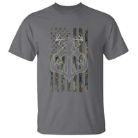 Faith Fishing Hunting Camo US Flag Cross With Hook Christian T Shirt - Wonder Print Shop