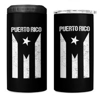 Puerto Rico Boricua Flag Proud Puerto Rican Heritage 4 in 1 Can Cooler Tumbler - Wonder Print Shop