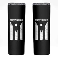Puerto Rico Boricua Flag Proud Puerto Rican Heritage Skinny Tumbler - Wonder Print Shop