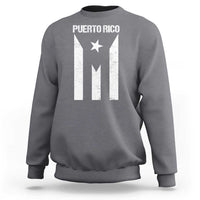 Puerto Rico Boricua Flag Proud Puerto Rican Heritage Sweatshirt - Wonder Print Shop