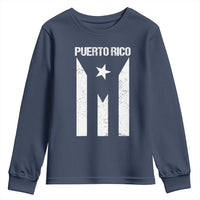 Puerto Rico Boricua Flag Proud Puerto Rican Heritage Youth Sweatshirt - Wonder Print Shop
