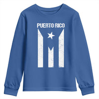 Puerto Rico Boricua Flag Proud Puerto Rican Heritage Youth Sweatshirt - Wonder Print Shop