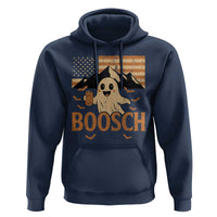 Funny Ghost Boosch Beer Halloween Hoodie Vintage American Flag - Wonder Print Shop