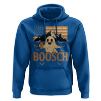 Funny Ghost Boosch Beer Halloween Hoodie Vintage American Flag - Wonder Print Shop