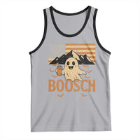 Funny Ghost Boosch Beer Halloween Tank Top Vintage American Flag - Wonder Print Shop