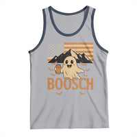 Funny Ghost Boosch Beer Halloween Tank Top Vintage American Flag - Wonder Print Shop