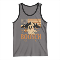 Funny Ghost Boosch Beer Halloween Tank Top Vintage American Flag - Wonder Print Shop