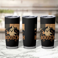 Funny Ghost Boosch Beer Halloween Tumbler Cup Vintage American Flag - Wonder Print Shop