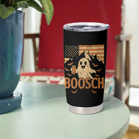 Funny Ghost Boosch Beer Halloween Tumbler Cup Vintage American Flag - Wonder Print Shop