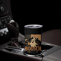 Funny Ghost Boosch Beer Halloween Tumbler Cup Vintage American Flag - Wonder Print Shop