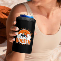Funny Ghost Boosch Beer Halloween 4 in 1 Can Cooler Tumbler Mountain Bat - Wonder Print Shop