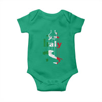 Funny Italia Heritage Pride Baby Onesie Vintage Italian Map Mafia Gangster - Wonder Print Shop