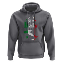 Funny Italia Heritage Pride Hoodie Vintage Italian Map Mafia Gangster - Wonder Print Shop