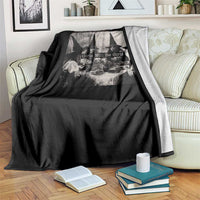 Funny Witch Girls Will Be Girls Throw Blanket Feminist Halloween - Wonder Print Shop