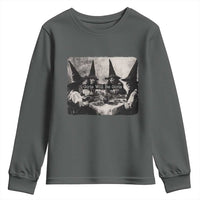 Funny Witch Girls Will Be Girls Youth Sweatshirt Feminist Halloween - Wonder Print Shop