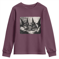 Funny Witch Girls Will Be Girls Youth Sweatshirt Feminist Halloween - Wonder Print Shop