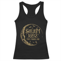 Salem 1692 They Missed One Racerback Tank Top Halloween Feminist Witch Trials - Wonder Print Shop