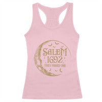 Salem 1692 They Missed One Racerback Tank Top Halloween Feminist Witch Trials - Wonder Print Shop