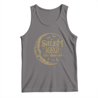 Salem 1692 They Missed One Tank Top Halloween Feminist Witch Trials - Wonder Print Shop