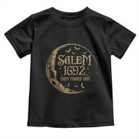 Salem 1692 They Missed One Toddler T Shirt Halloween Feminist Witch Trials - Wonder Print Shop