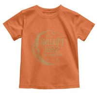 Salem 1692 They Missed One Toddler T Shirt Halloween Feminist Witch Trials - Wonder Print Shop