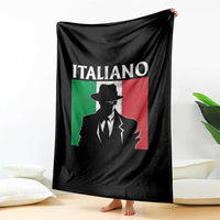 Italiano Italian Mafia Sicilian Gangster Italy Flag Throw Blanket - Wonder Print Shop