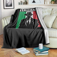 Italiano Italian Mafia Sicilian Gangster Italy Flag Throw Blanket - Wonder Print Shop