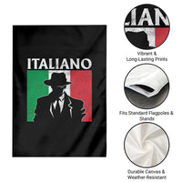 Italiano Italian Mafia Sicilian Gangster Italy Flag Garden Flag - Wonder Print Shop