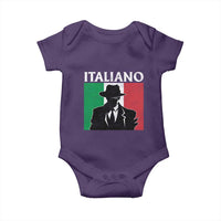 Italiano Italian Mafia Sicilian Gangster Italy Flag Baby Onesie - Wonder Print Shop
