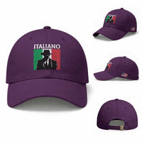 Italiano Italian Mafia Sicilian Gangster Italy Flag Baseball Cap