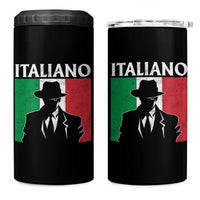 Italiano Italian Mafia Sicilian Gangster Italy Flag 4 in 1 Can Cooler Tumbler - Wonder Print Shop