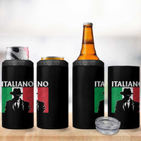 Italiano Italian Mafia Sicilian Gangster Italy Flag 4 in 1 Can Cooler Tumbler - Wonder Print Shop
