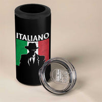Italiano Italian Mafia Sicilian Gangster Italy Flag 4 in 1 Can Cooler Tumbler - Wonder Print Shop