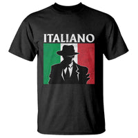 Italiano Italian Mafia Sicilian Gangster Italy Flag T Shirt - Wonder Print Shop