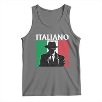 Italiano Italian Mafia Sicilian Gangster Italy Flag Tank Top - Wonder Print Shop