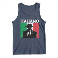 Italiano Italian Mafia Sicilian Gangster Italy Flag Tank Top - Wonder Print Shop