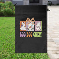 Halloween Nurse Garden Flag Boo Boo Crew Cute Spooky Ghost - Wonder Print Shop