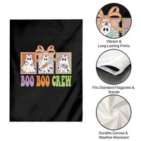Halloween Nurse Garden Flag Boo Boo Crew Cute Spooky Ghost - Wonder Print Shop