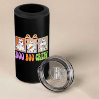 Halloween Nurse 4 in 1 Can Cooler Tumbler Boo Boo Crew Cute Spooky Ghost - Wonder Print Shop