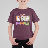 Halloween Nurse T Shirt For Kid Boo Boo Crew Cute Spooky Ghost - Wonder Print Shop