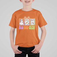 Halloween Nurse T Shirt For Kid Boo Boo Crew Cute Spooky Ghost - Wonder Print Shop